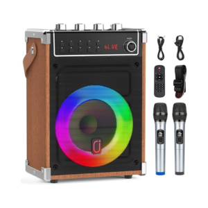 JYX Karaoke Speaker with 2 wireless Mic